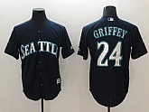 Mariners 24 Ken Griffey Jr. Navy Cool Base Stitched Baseball Jerseys,baseball caps,new era cap wholesale,wholesale hats